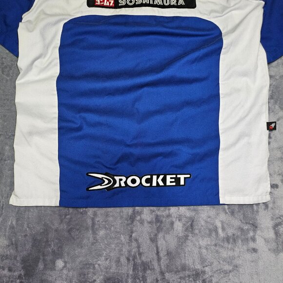 JOE ROCKET TEAM SUZUKI YOSHIMURA BUTTON UP SHIRT Men's LG Embroidery and Patches - Picture 8 of 12